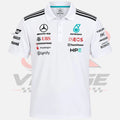 Mercedes AMG Petronas adidas F1 2026 Team Polo - White