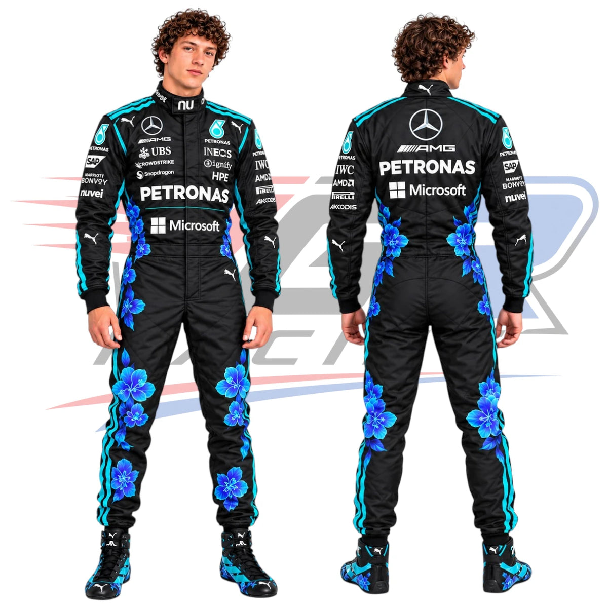 2026 Kimi Antonelli Team Mercedes Singapore GP F1 Race Suit Replica