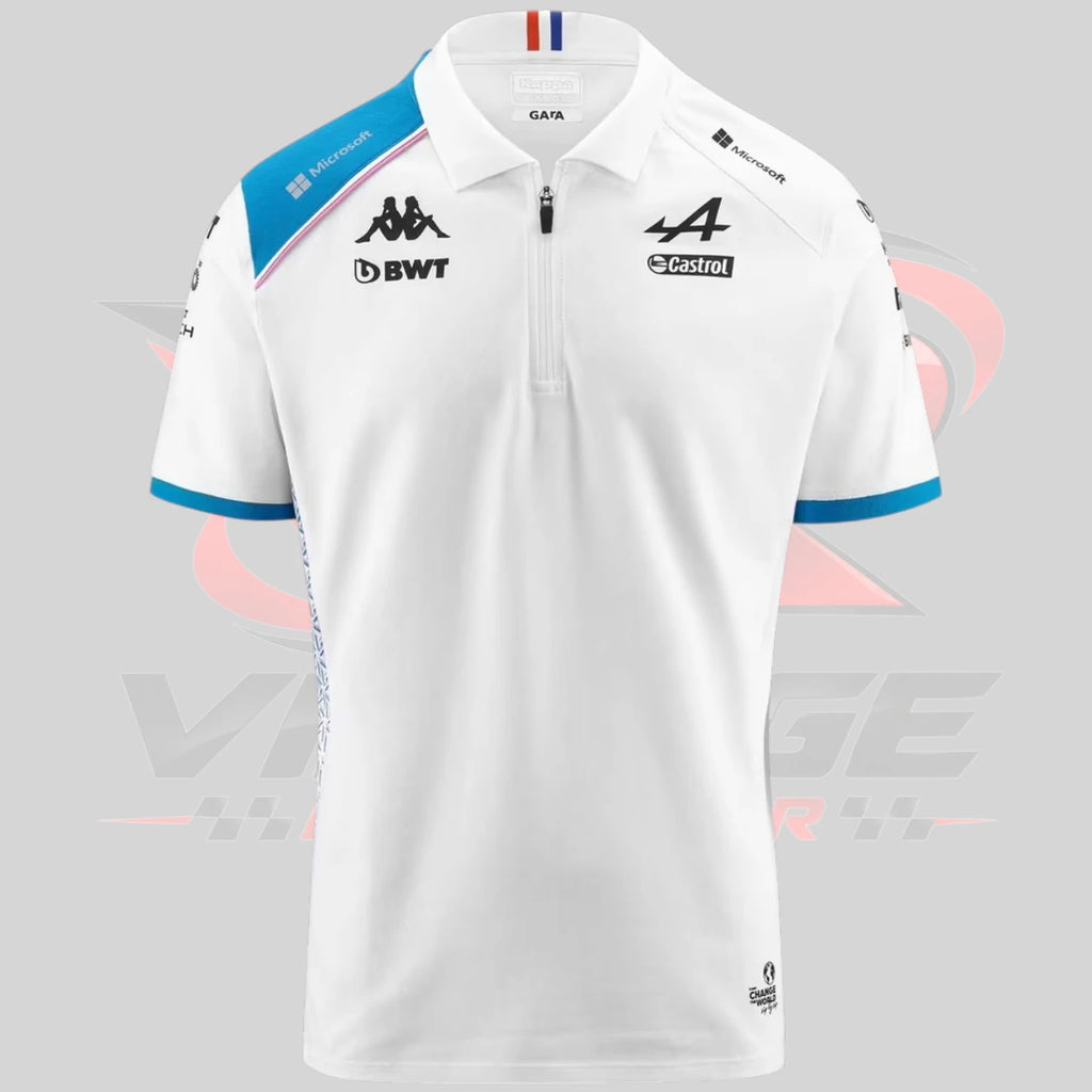 BWT Alpine F1 Racing Team Polo Shirt - White