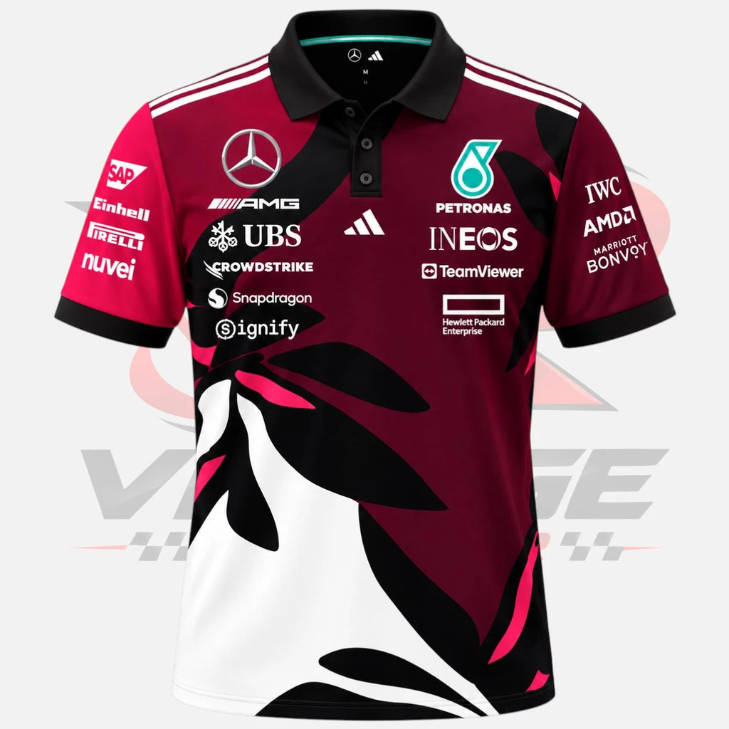 Mercedes-AMG F1 Team Special Edition Miami Polo Shirt 2025
