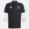 adidas Black Mercedes - AMG Petronas F1 Team Polo Shirt
