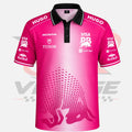 Visa Cash App RB 2025 Miami GP Pink Polo-Shirt