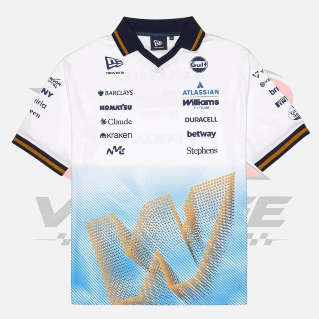 Carlos Sainz Madrid GP Williams F1 Racing Replica Team Polo-Shirt