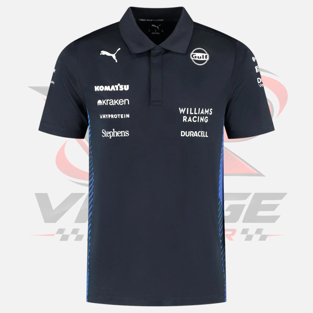 F1 Racing Team Williams Polo Shirt Navy Blue