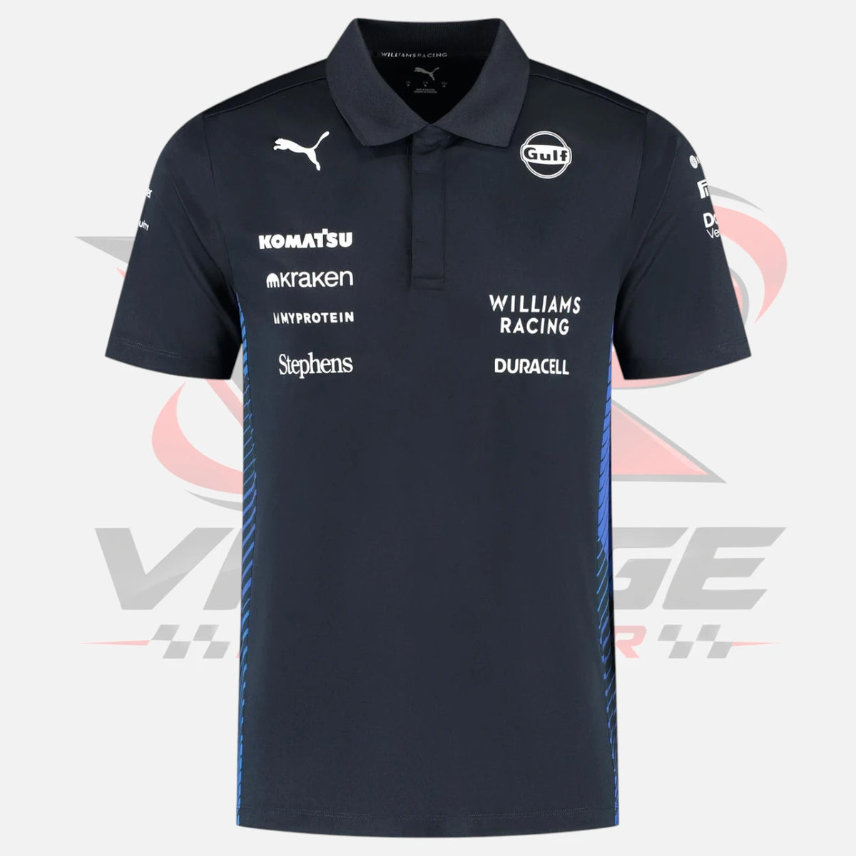 F1 Racing Team Williams Polo Shirt Navy Blue