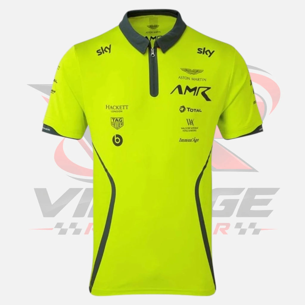 Aston Martin Men's Green Polo Shirt