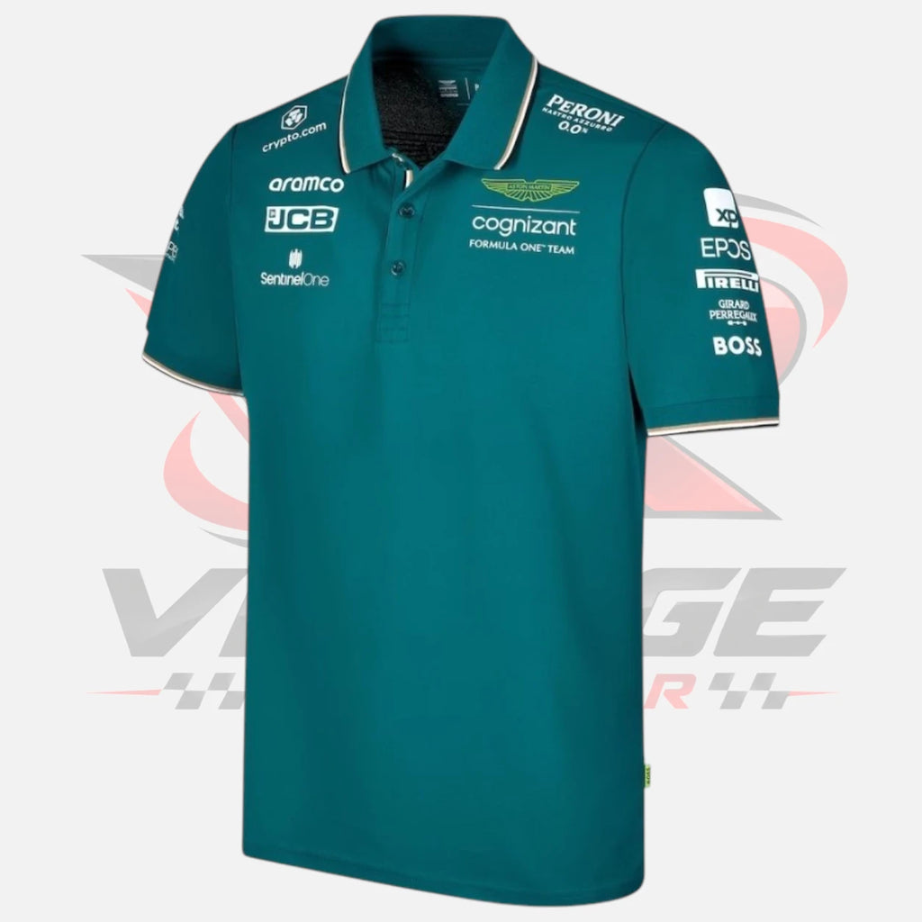 Aston Martin Formula 1 team Polo- Shirt Green