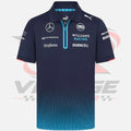 F1 Team Williams Racing Team Polo - Shirt Navy 2024