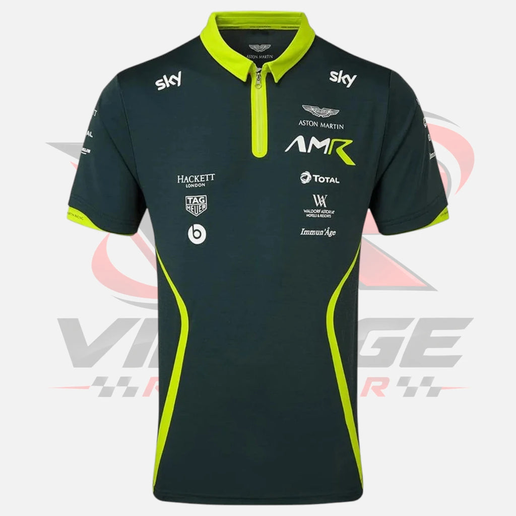 F1 Aston Martin Racing AMR Replica Team Polo shirt