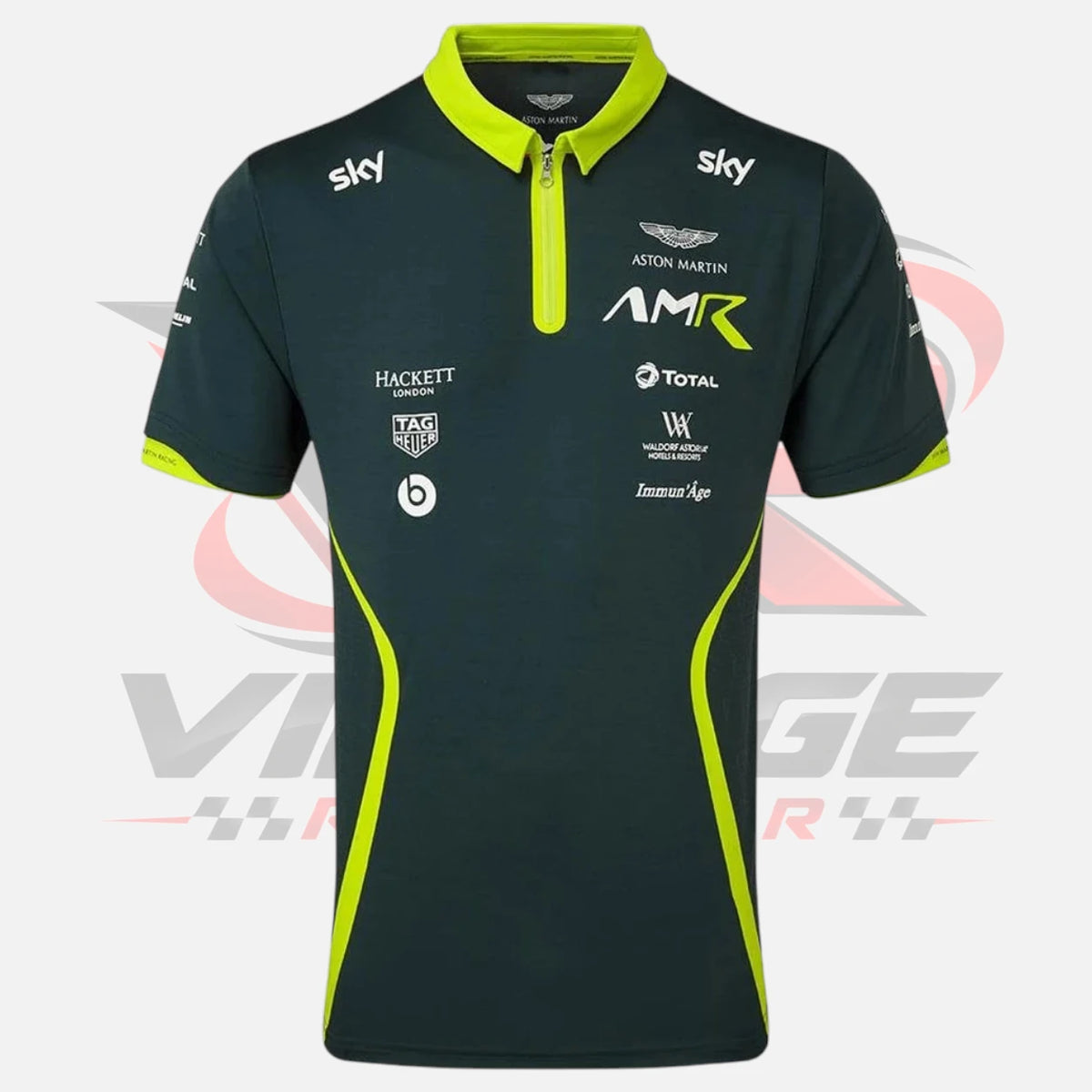 F1 Aston Martin Racing AMR Replica Team Polo shirt
