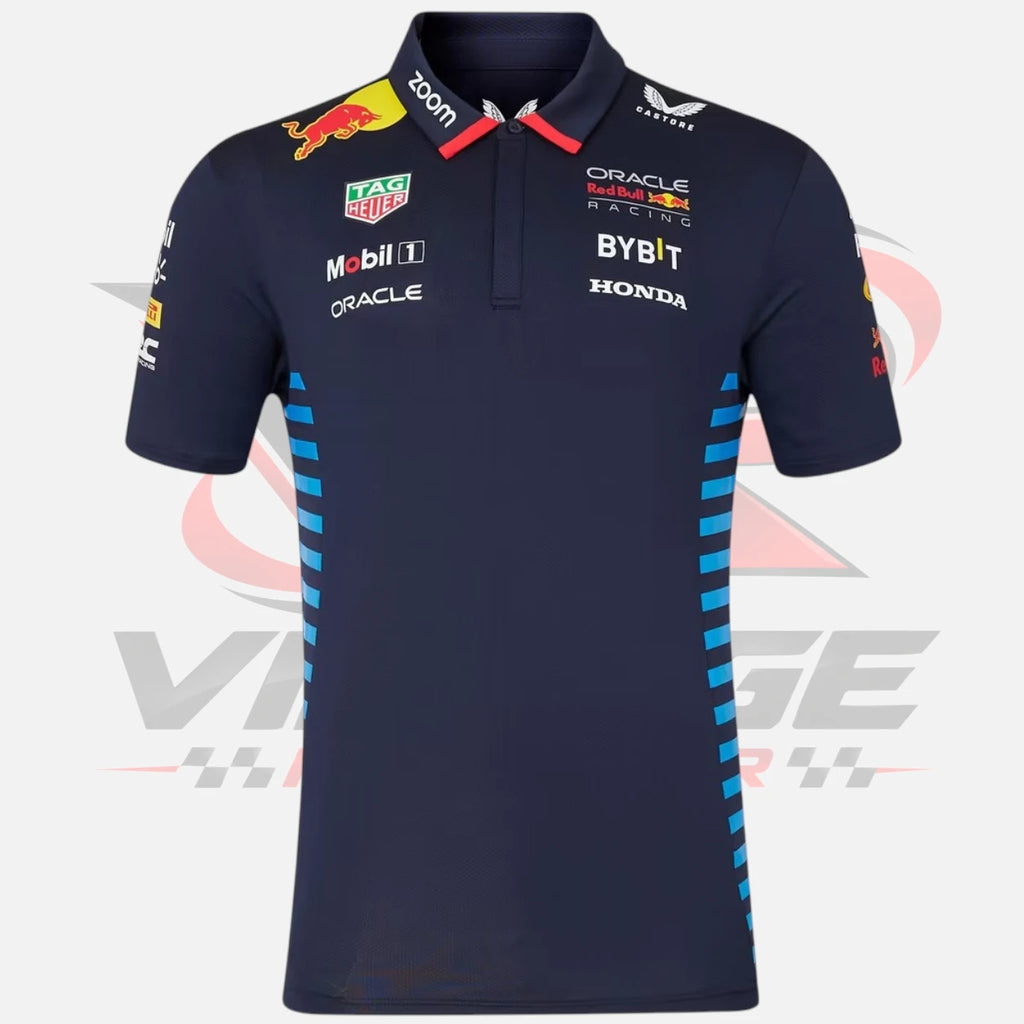 Max Verstappen F1 Red Bull Racing Team Polo Shirt 2024