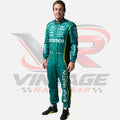 2026 Fernando Alonso Team Aston Martin F1 Racing Suit Replica