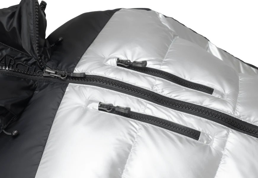 Duo Down Packet Women's Down Jacket Silver Gray