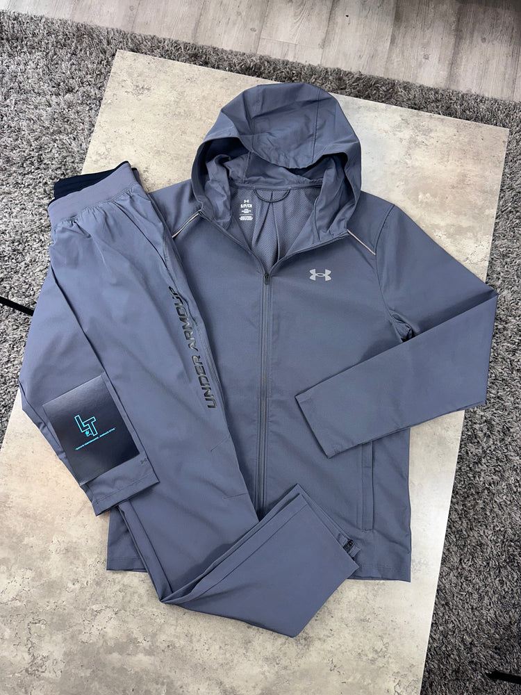 UNDER ARMOUR LAUNCH TRACKSUIT - GREY/BLACK