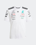 2025 Mercedes AMG Petronas f1 team t shirt White