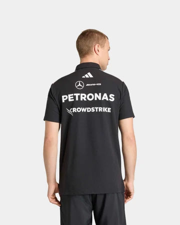 2026 Mercedes F1 Team Polo Shirt Black