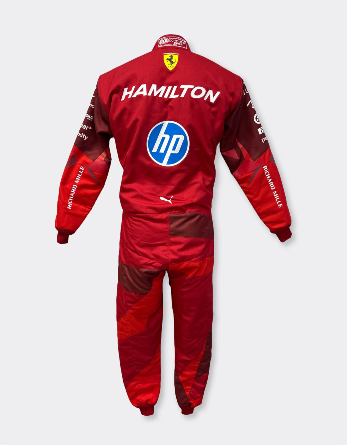 Lewis Hamilton Puma for Scuderia Ferrari HP Las Vegas 2025 race suit