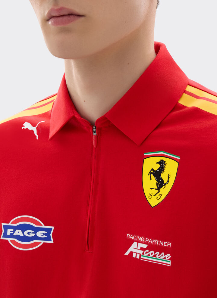 F1 Ferrari Hypercar Polo Shirt 2026 Red
