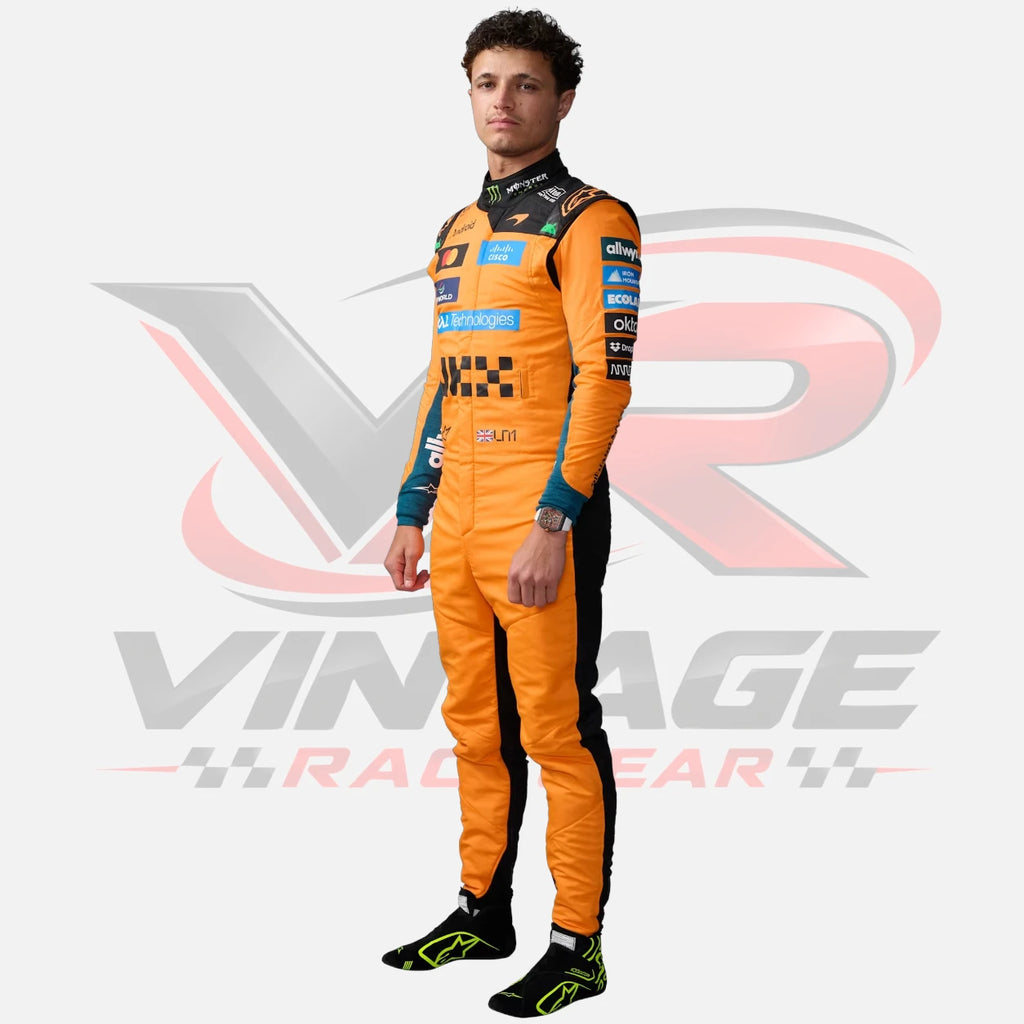 2026 Lando Norris Team McLaren F1 Racing Suit Replica
