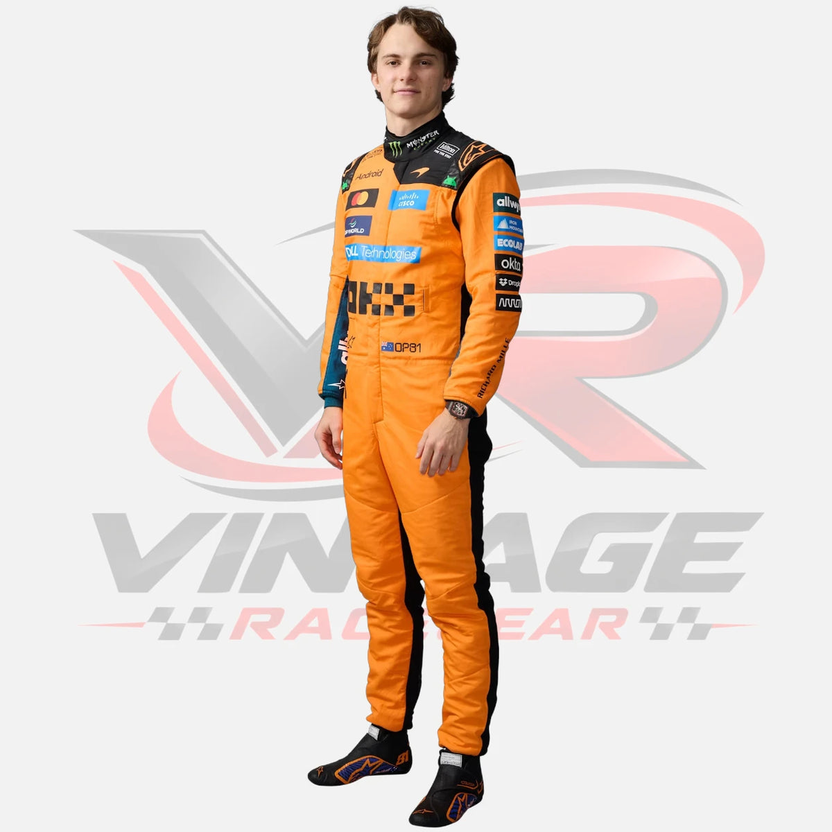 2026 Oscar Piastri Team McLaren F1 Racing Suit Replica