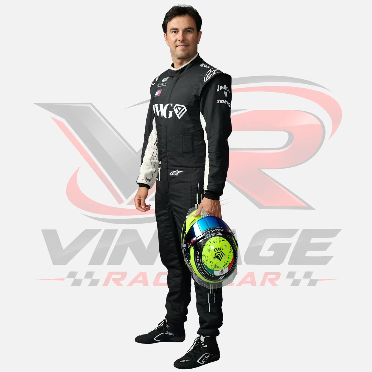 2026 Sergio Perez Team Cadillac F1 Racing Suit Replica