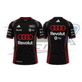 2026 F1 Team Audi Racing T-Shirt Black & Red