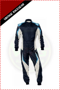 TECNICA EVO OVERALL FIA 8856-2018 Blue - White - Vintage Racegears