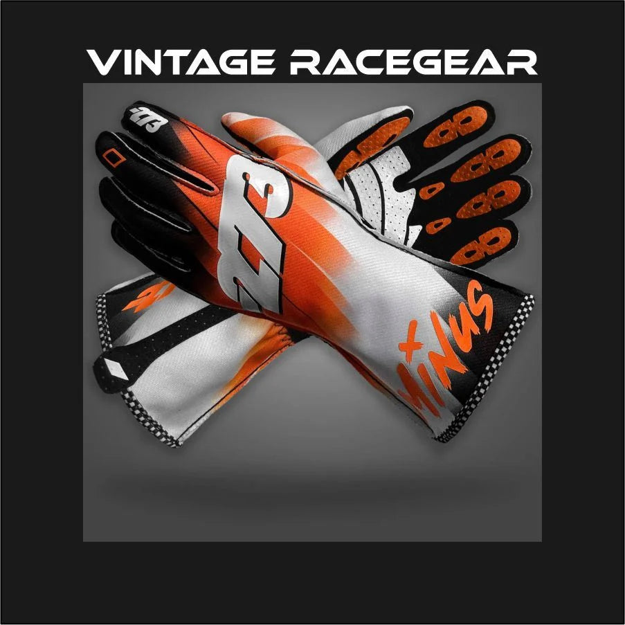 273 SUPERSONIC Fluo Gloves Orange/Black/White