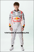 2025 Yaki Red Bull Japanese Grand F1 Race Suit White