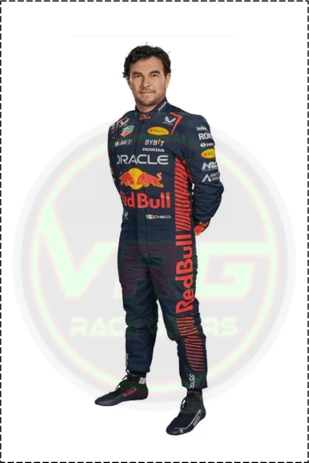 2023 Sergio Perez F1 RedBull Race Suit - Vintage Racegears