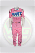 2020 Sergio Perez F1 BWT Race Suit - Vintage Racegears