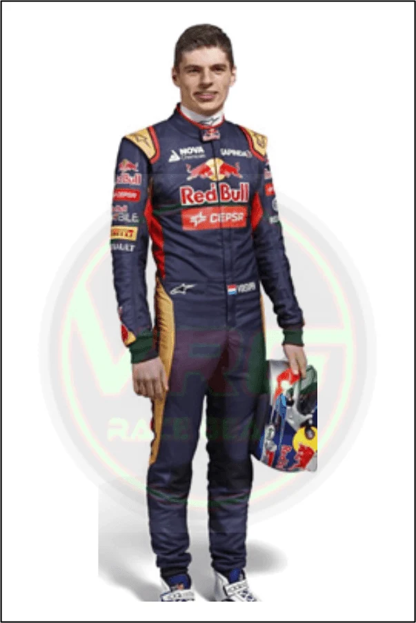 2016 Max Verstappen F1 RedBull Race Suit - Vintage Racegears