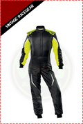 TECNICA EVO OVERALL FIA 8856-2018 Yellow - Black - Vintage Racegears