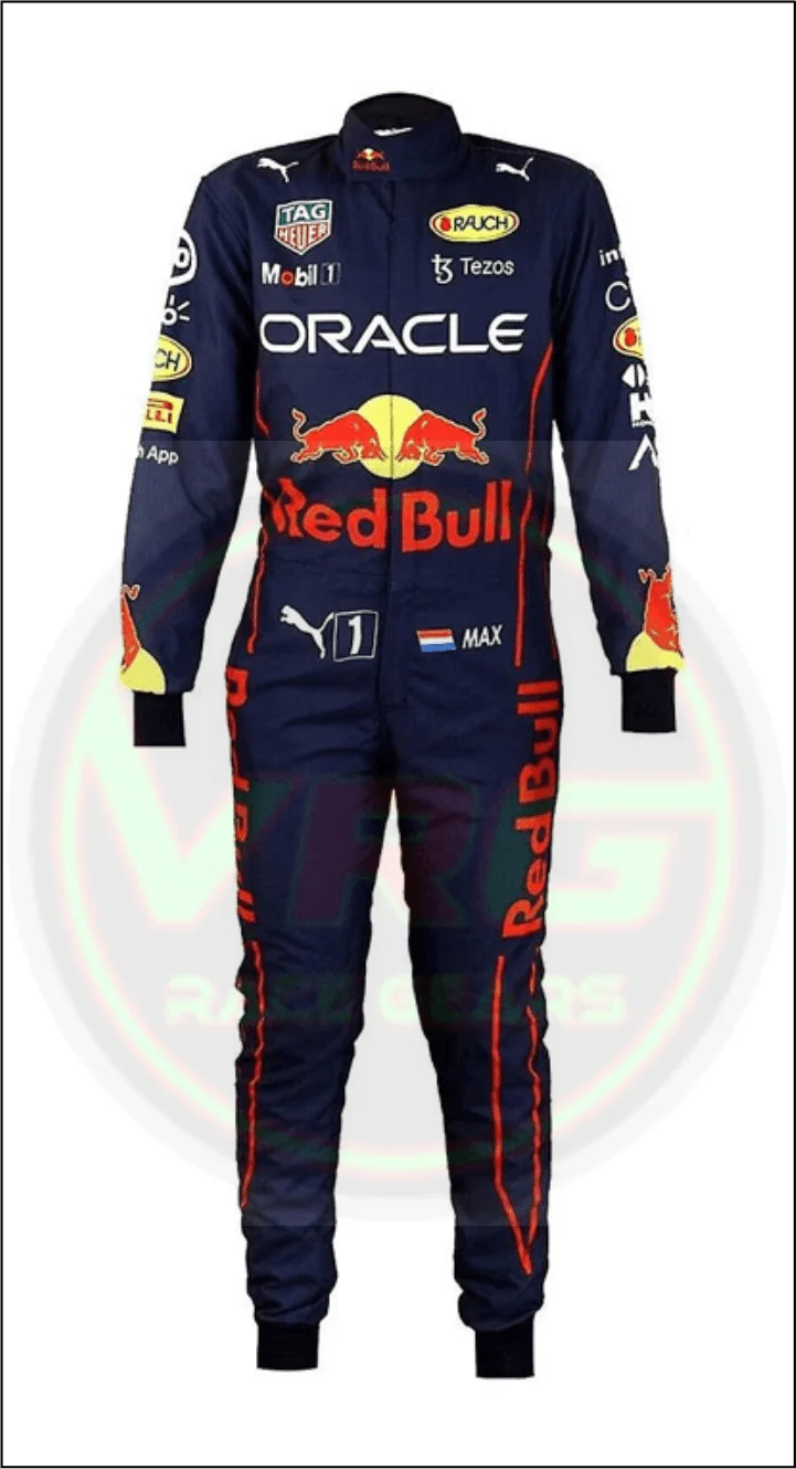 2022 Max Verstappen RedBull F1 Race Suit - Vintage Racegears