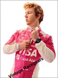 2025 Liam Lawson Visa Cash App GP Miami F1 Race suit Pink