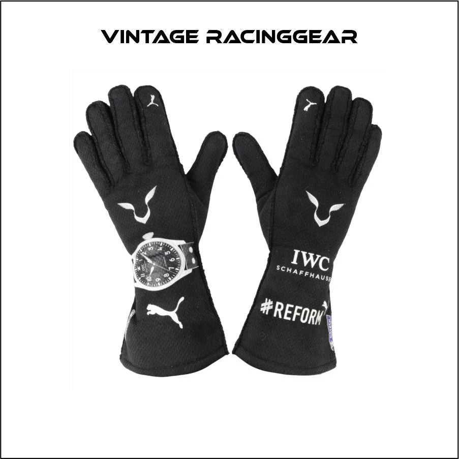 2020 Lewis Hamilton F1 Black Racing Gloves
