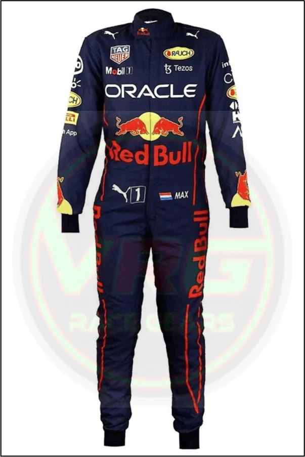 2022 Max Verstappen RedBull F1 Race Suit - Vintage Racegears