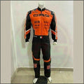 CRG Kart Racing Suit 2024 - Black - Orange - Vintage Racegears
