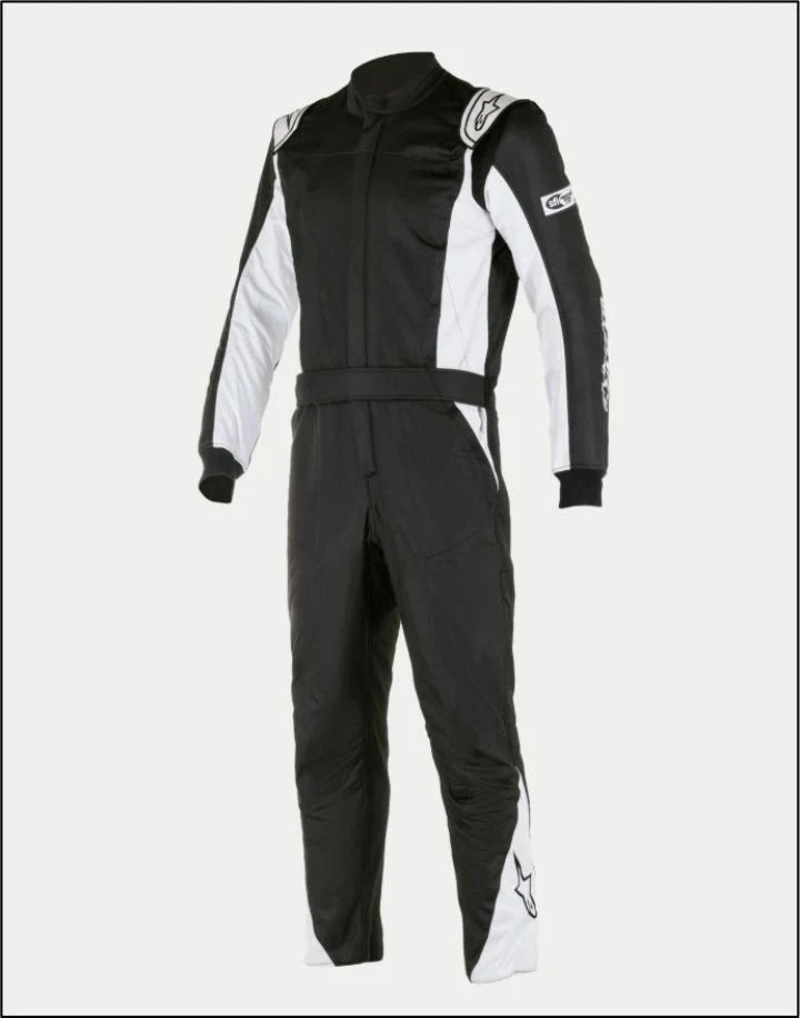 Atom SFI Bootcut Suit Black White