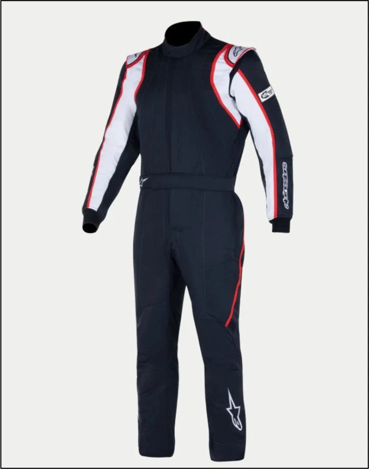 GP Race V2 Bootcut Suit Black White Red
