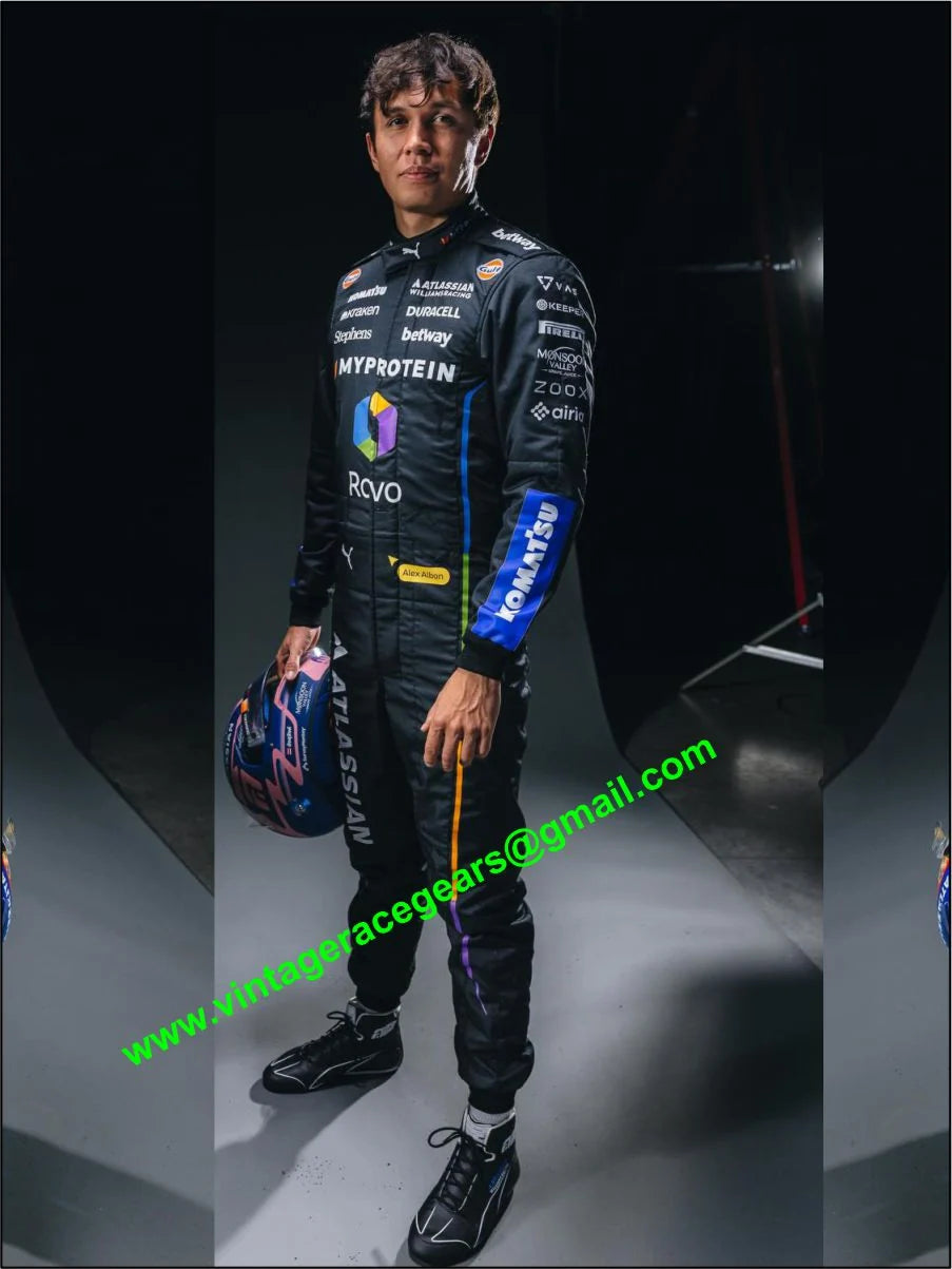 2026 New Alex Albon Team Williams F1 Racing Suit