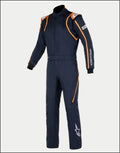 GP Race V2 Bootcut Suit Black White Orange Fluo