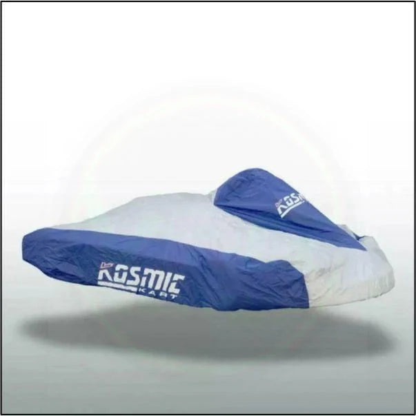 Kosmic kart cover white blue - Vintage Racegears