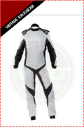 ONE EVO X OVERALL FIA 8856-2018 White - Black - Vintage Racegears