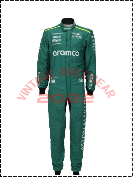 2022 Fernando Alonso Aston Martin F1 Suit - Vintage Racegears
