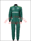 2022 Fernando Alonso Aston Martin F1 Suit - Vintage Racegears