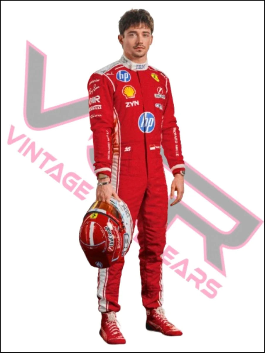 2026 Charles Leclerc Scuderia Ferrari F1 Racing Suit
