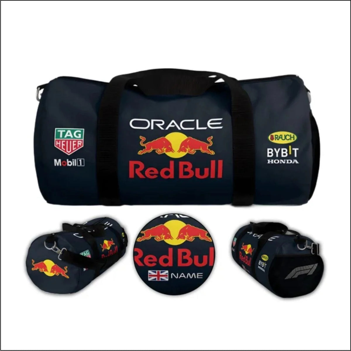 RBR Formula 1 Gym Travel Duffle Bag Fitness Work Out Sports