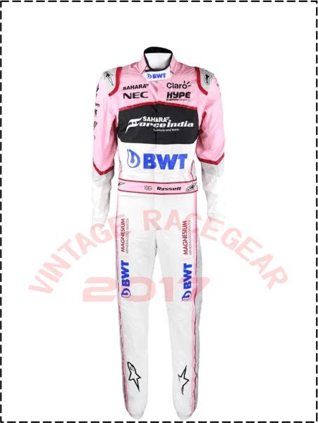 2017 George Russell BWT F1 Race Suit - Vintage Racegears