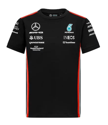 2023 Mercedes AMG Petronas f1 team t shirt Black